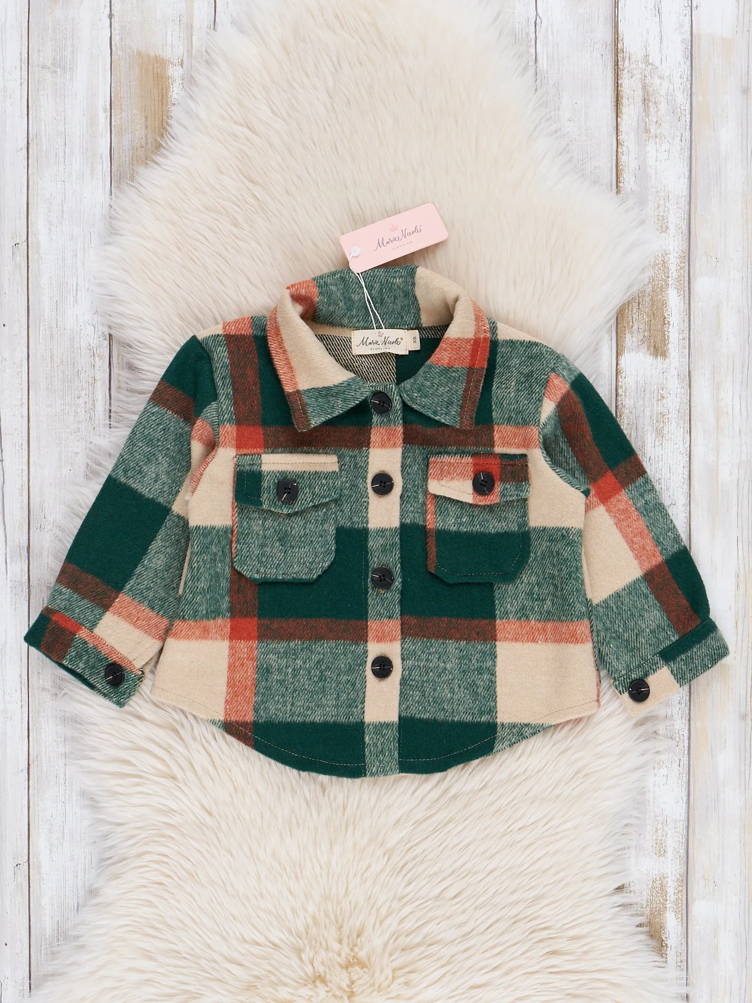 Mom & Me Hunter Green Plaid Flannel - Restocked!