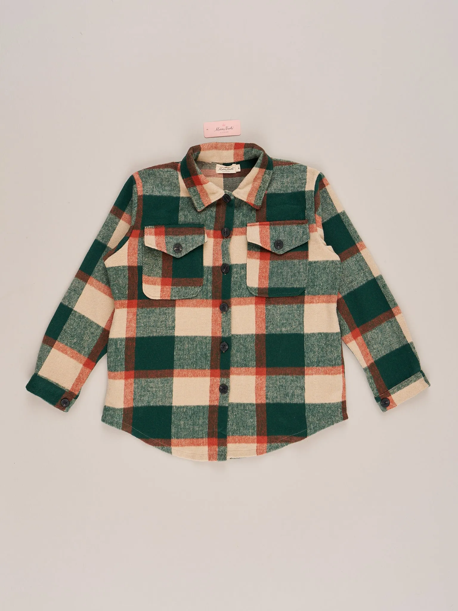 Mom & Me Hunter Green Plaid Flannel - Restocked!