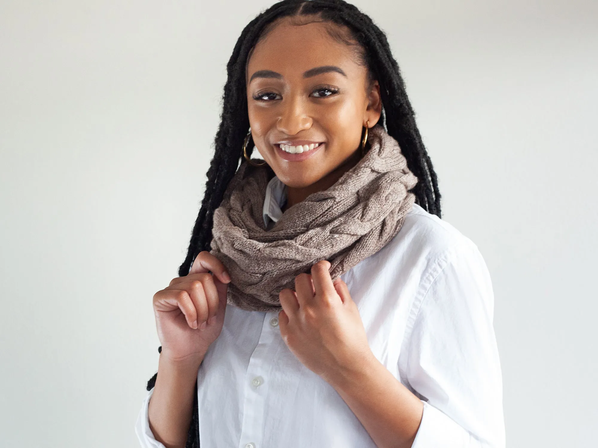 Monkey Bread Hat and Scarf <br/><small>knitting pattern</small>