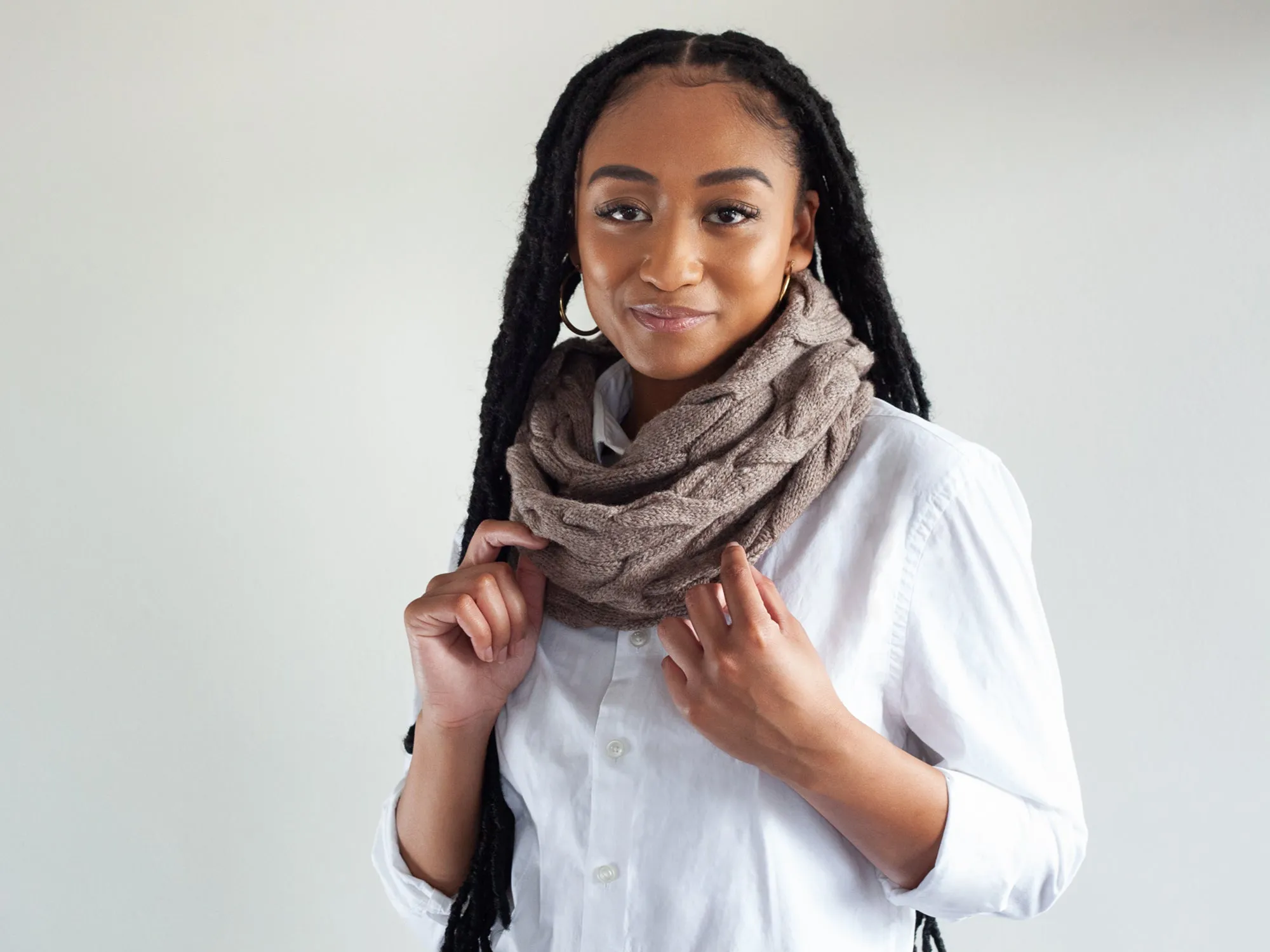 Monkey Bread Hat and Scarf <br/><small>knitting pattern</small>