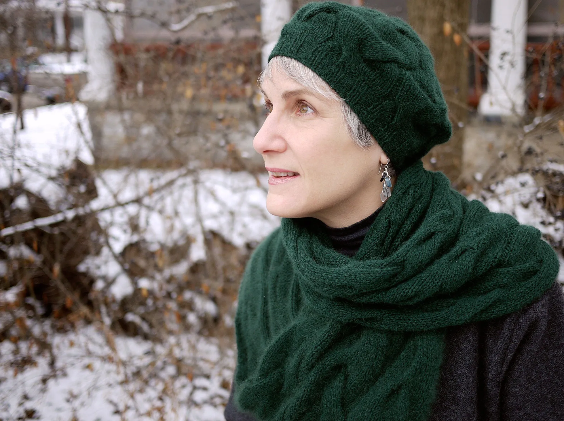 Monkey Bread Hat and Scarf <br/><small>knitting pattern</small>