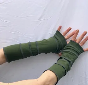 Moss Green with Grey Arm Warmers