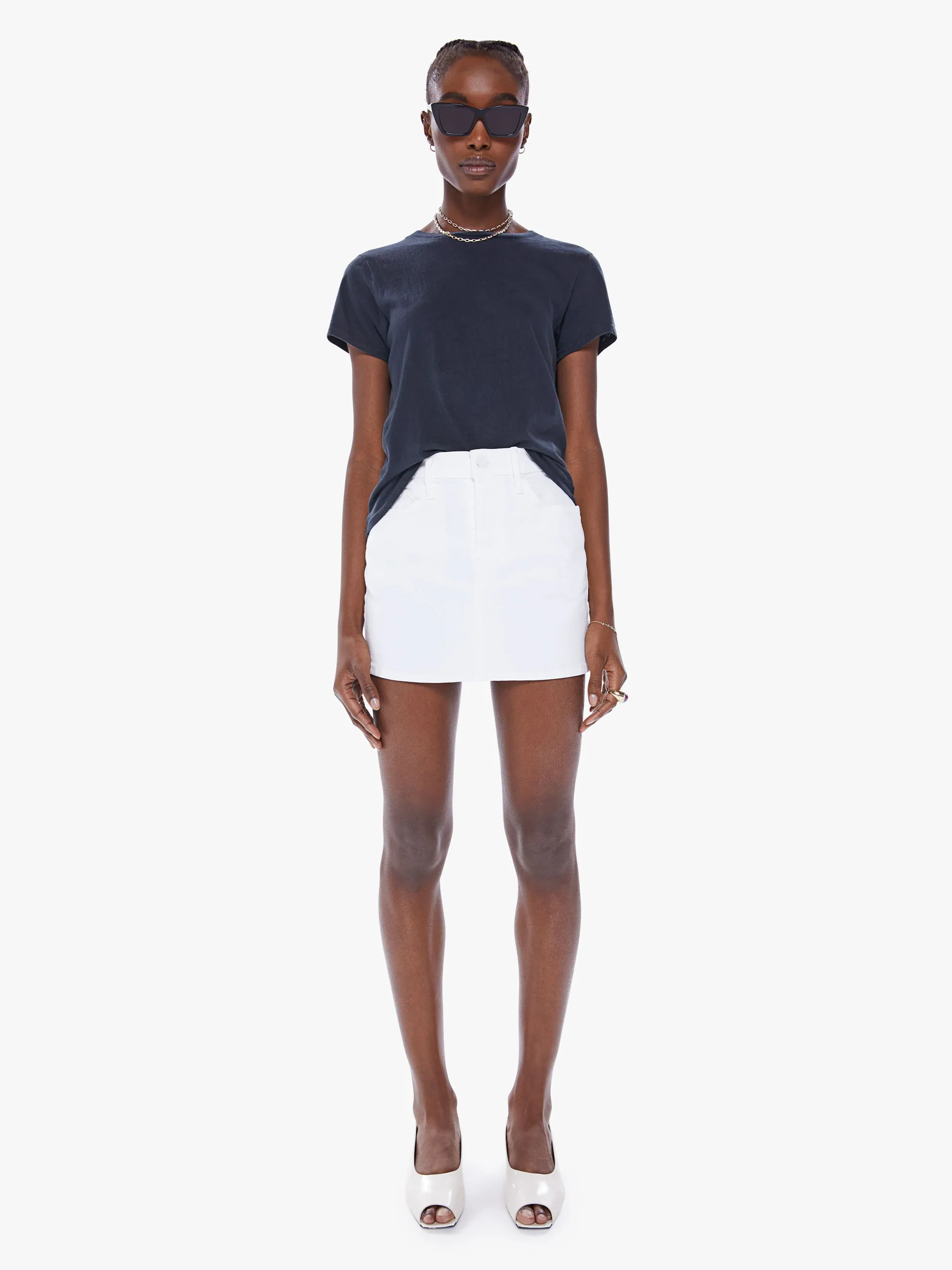 Mother - The Vagabond Mini Skirt in Fairest of Them All