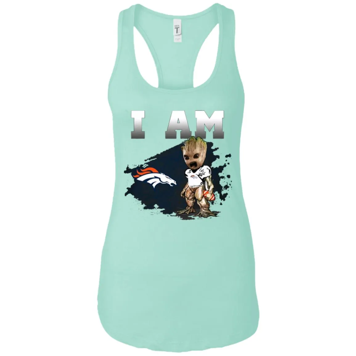 Nfl Denver Broncos I Am Groot T-shirt Women Tank Top