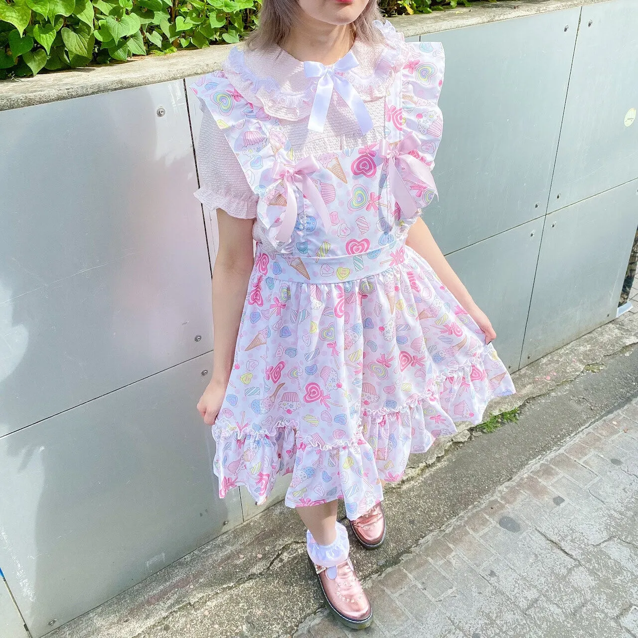 Nile Perch fairy kei "Candy" dress