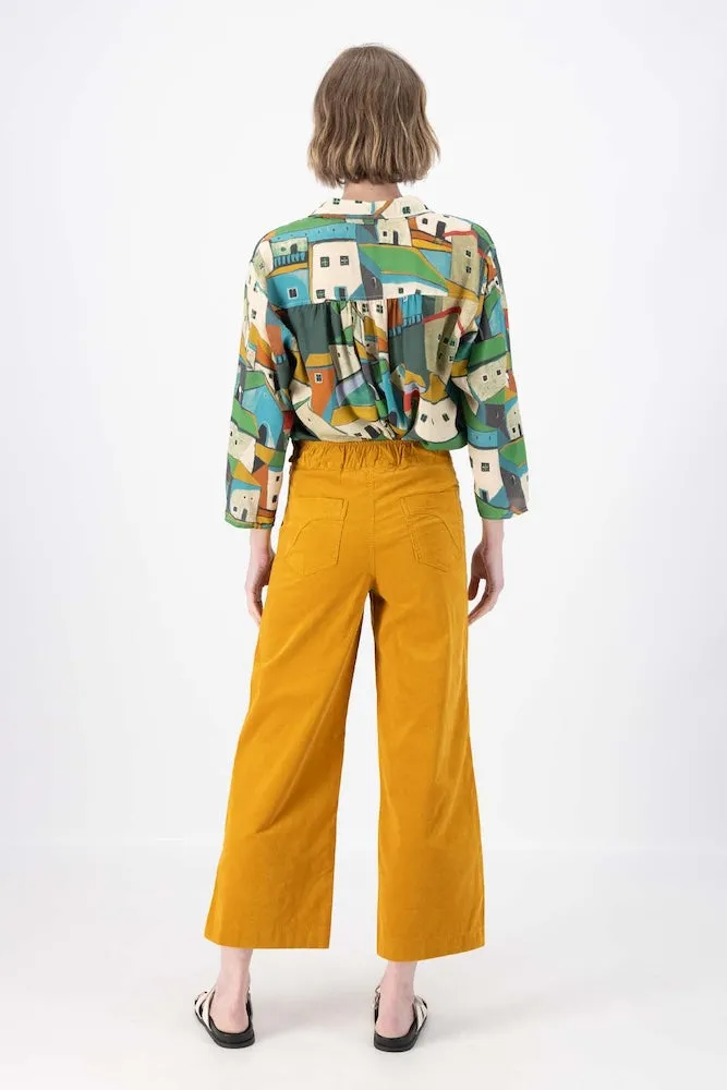 Olga de Polga Peggy Fine Cord Pants - Mustard Yellow