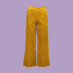 Olga de Polga Peggy Fine Cord Pants - Mustard Yellow