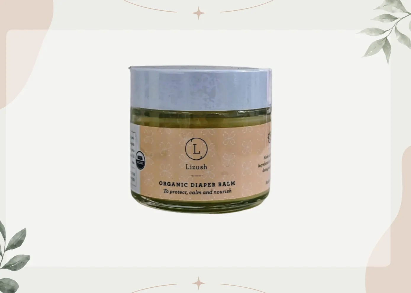 ORGANIC DIAPER BALM To protect, calm and nourish