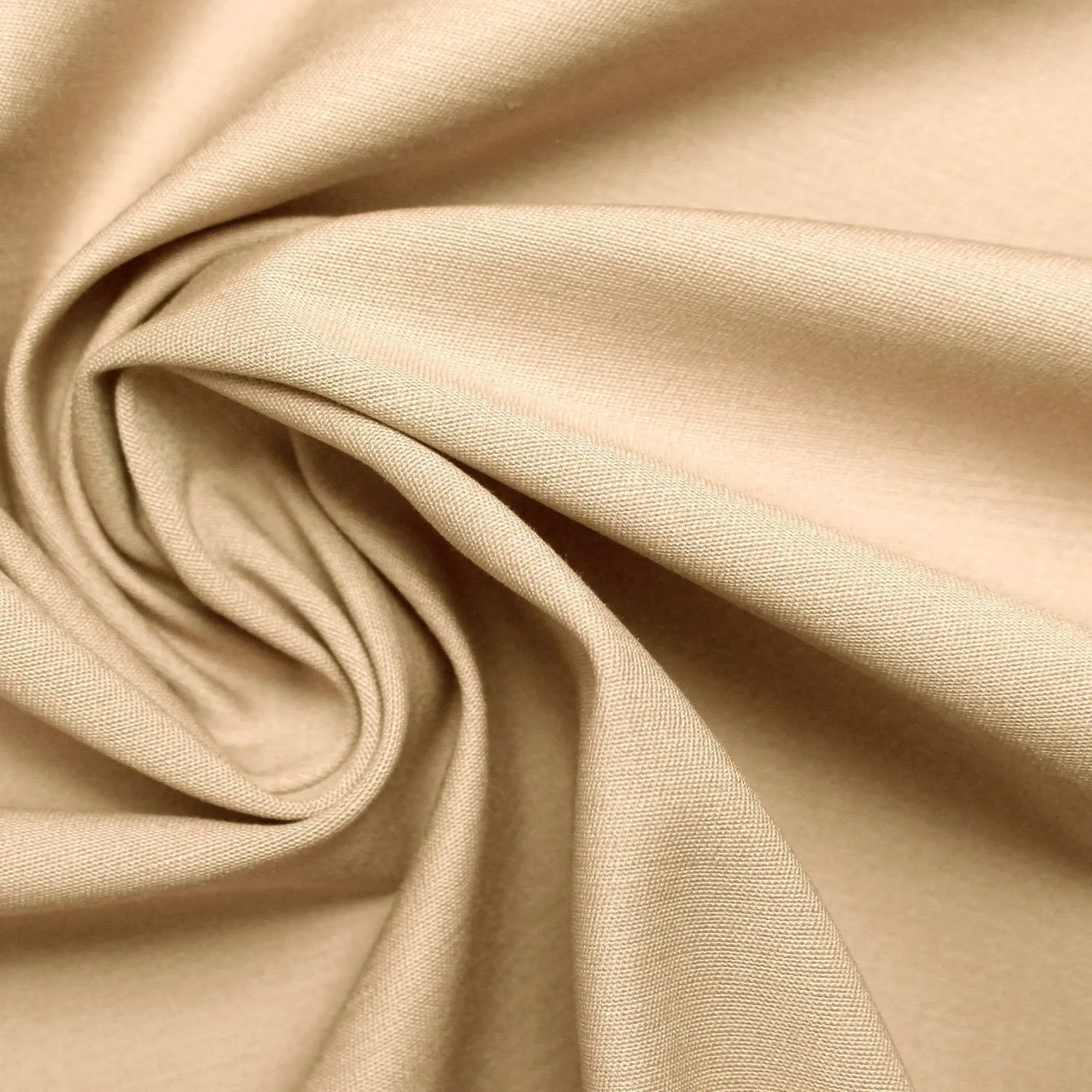 organic GOTS cotton/elastane stretch twill - dune