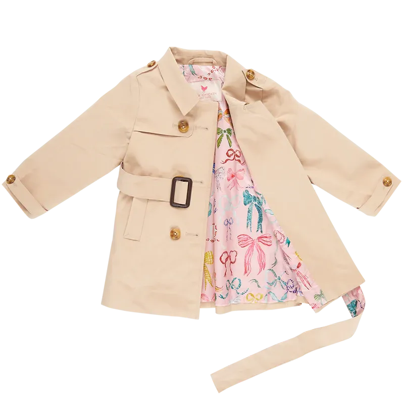 PINK CHICKEN ~ Girls Trudy Trench Coat