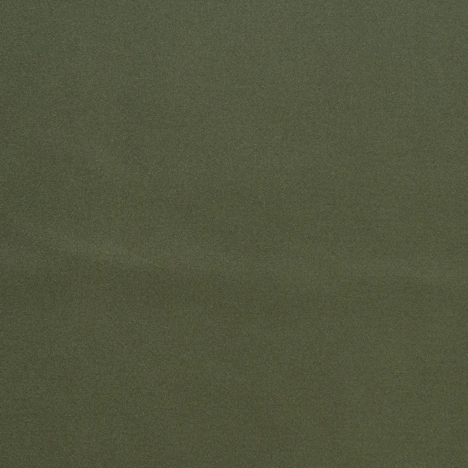 Plain Dark Khaki Luxury Stretch Suiting Cotton