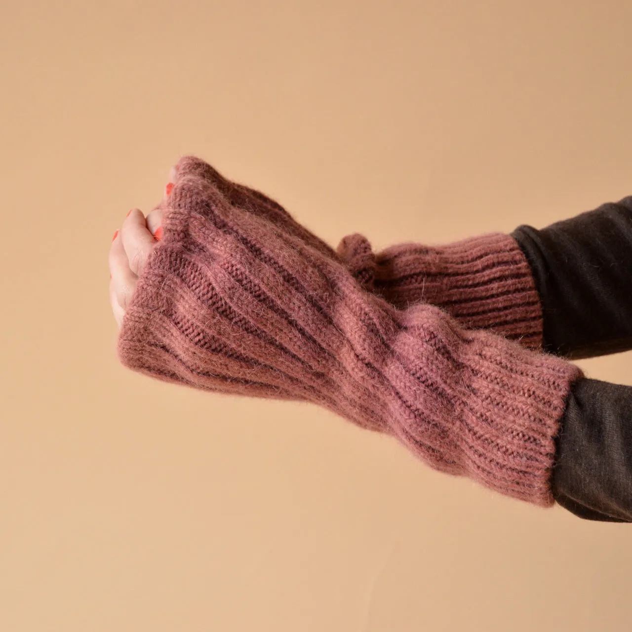 Plant Dyed Chunky Wool/Alpaca Hand Warmers (Adults)