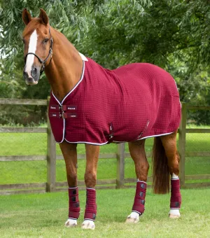 PremTex Horse Cooler Rug Burgundy