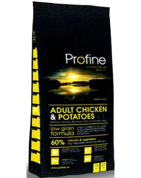 Profine Low Grain Chicken & Potato Dry Dog Food