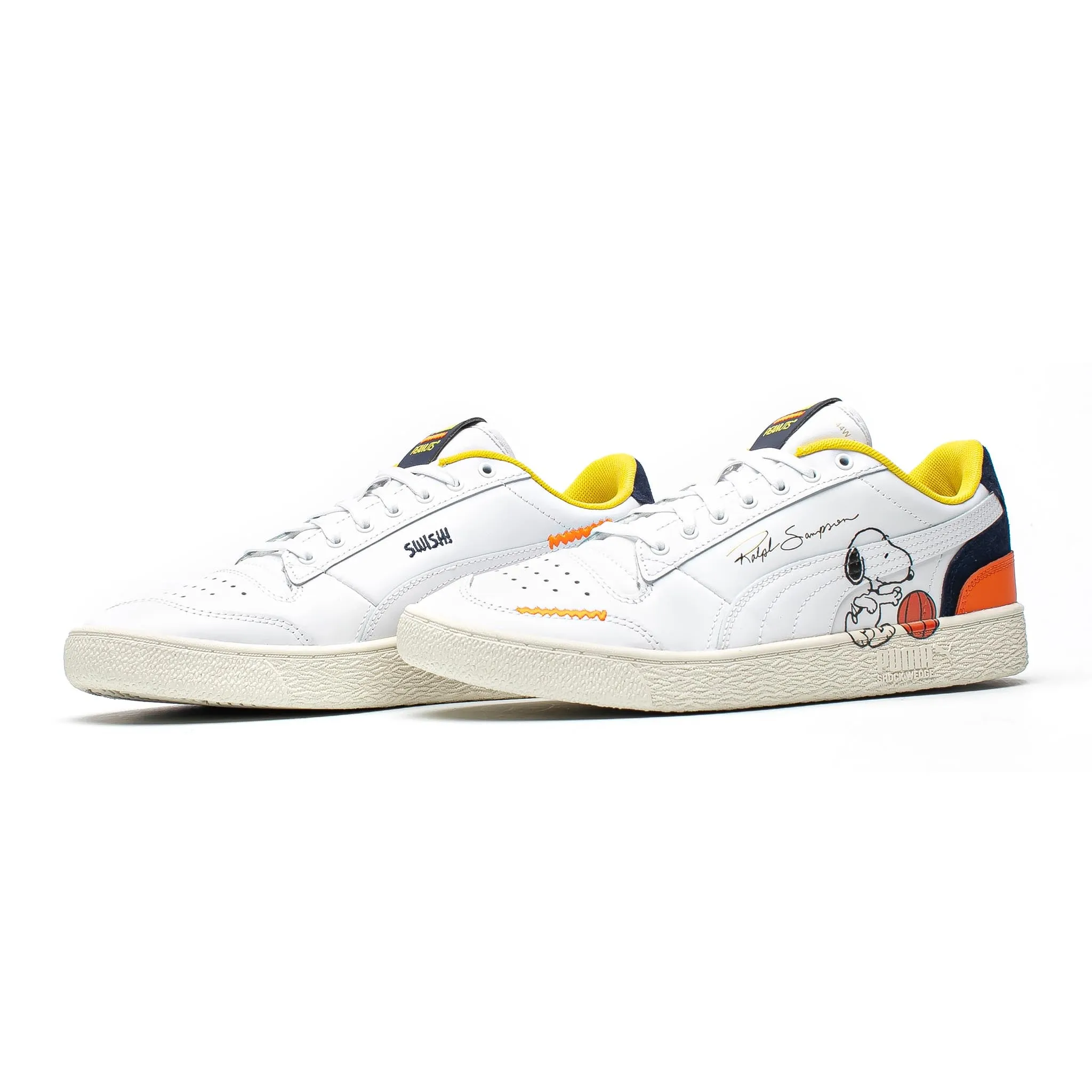 Puma x Peanuts Ralph Sampson Lo White