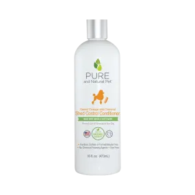 Pure and Natural Pet Shed Control 3 in 1 Shampoo & Conditioner 16 oz