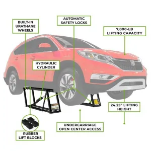 QuickJack 7000TL Portable Car Lift - Low Voltage