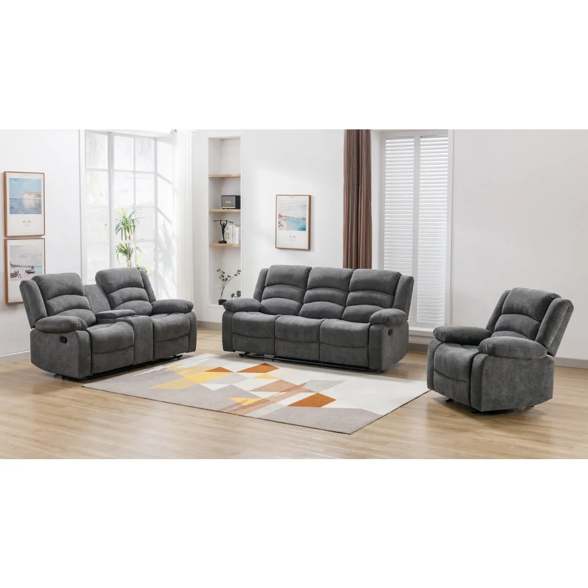 Reclining Loveseat with Center Console