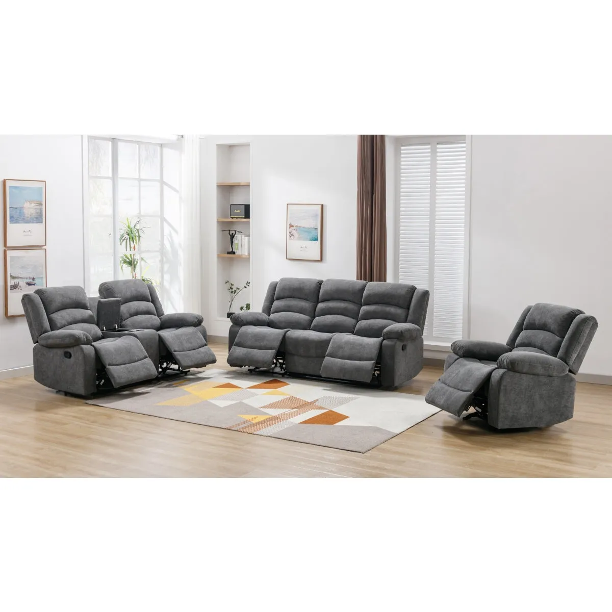 Reclining Loveseat with Center Console