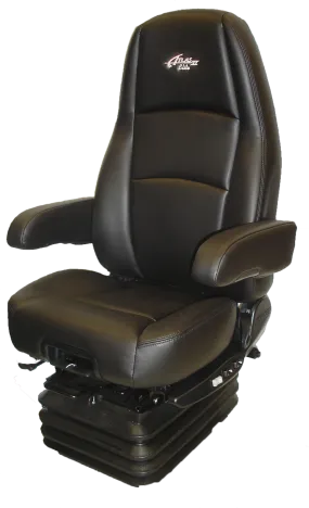 Sears Atlas II High Back DLX Seat- Black Ultra Leather