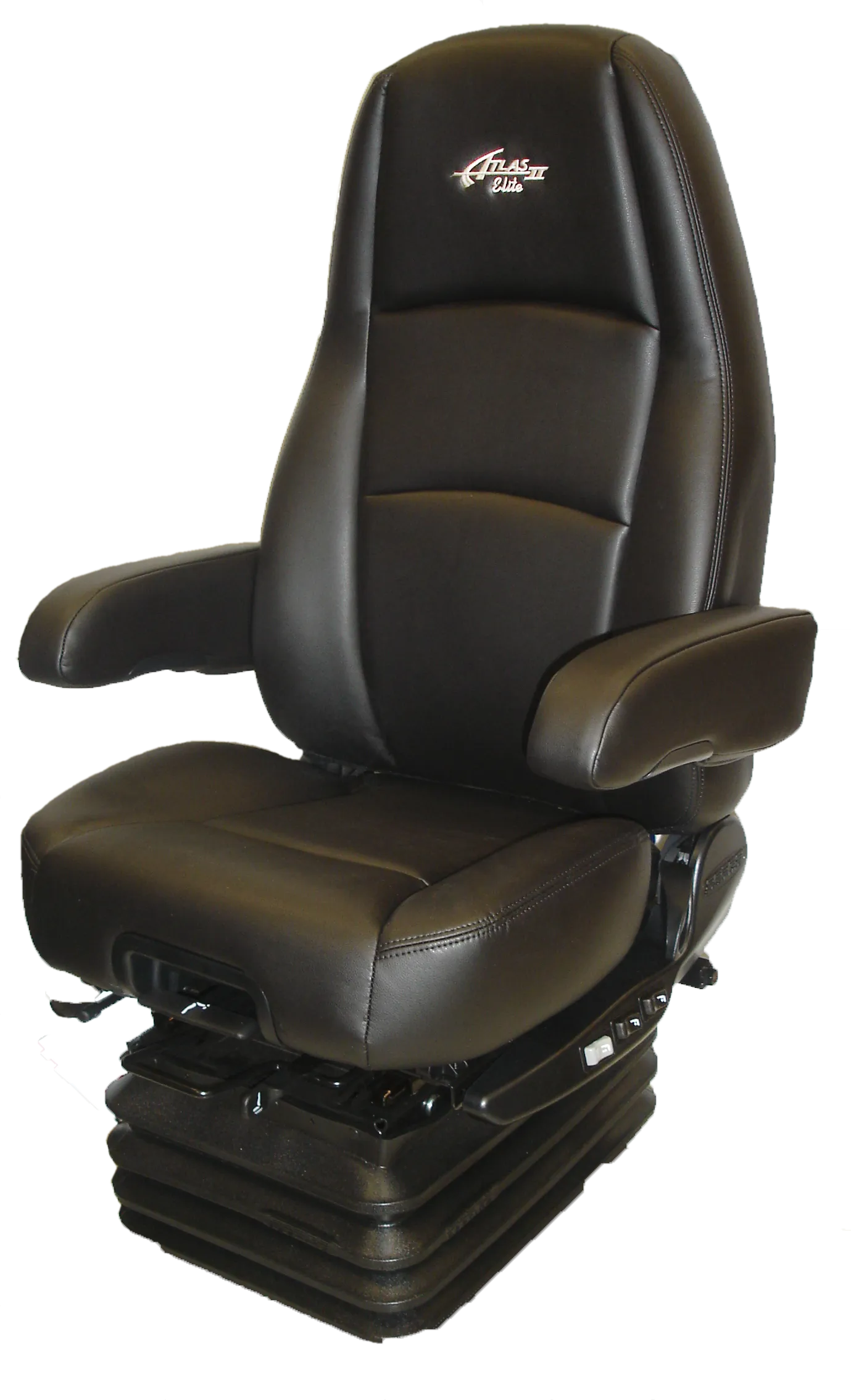 Sears Atlas II High Back DLX Seat- Black Ultra Leather