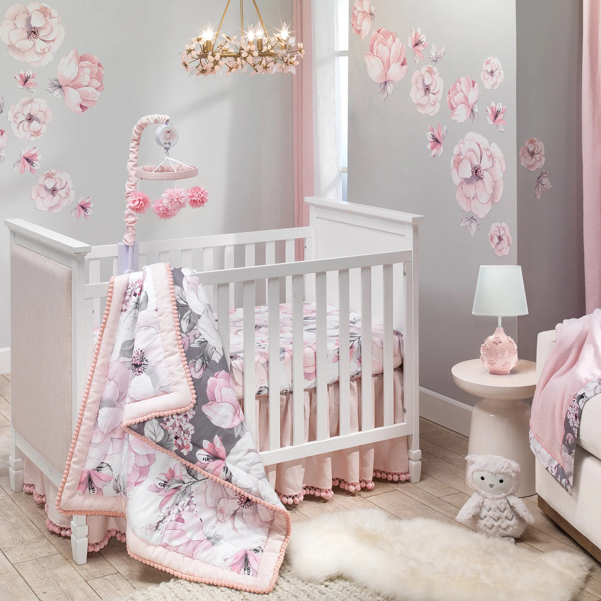 Signature Botanical Baby 4-Piece Crib Bedding Set