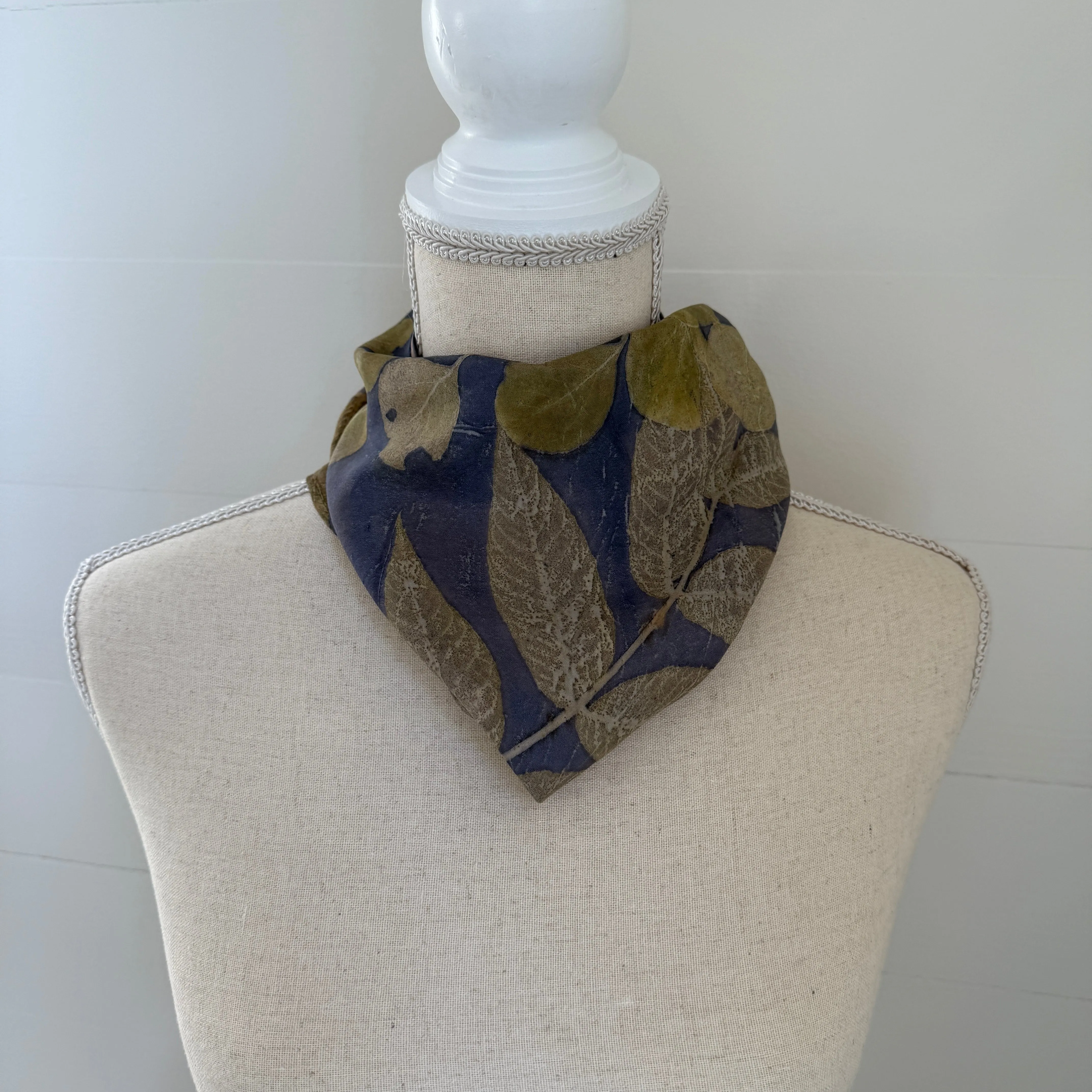 Silk Scarf | "Dianne" Dark Logwood