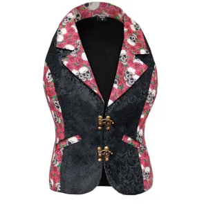 Skull and Roses Vest