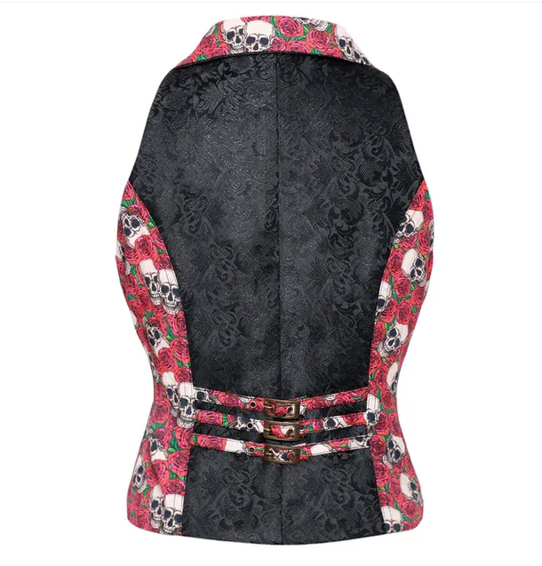 Skull and Roses Vest