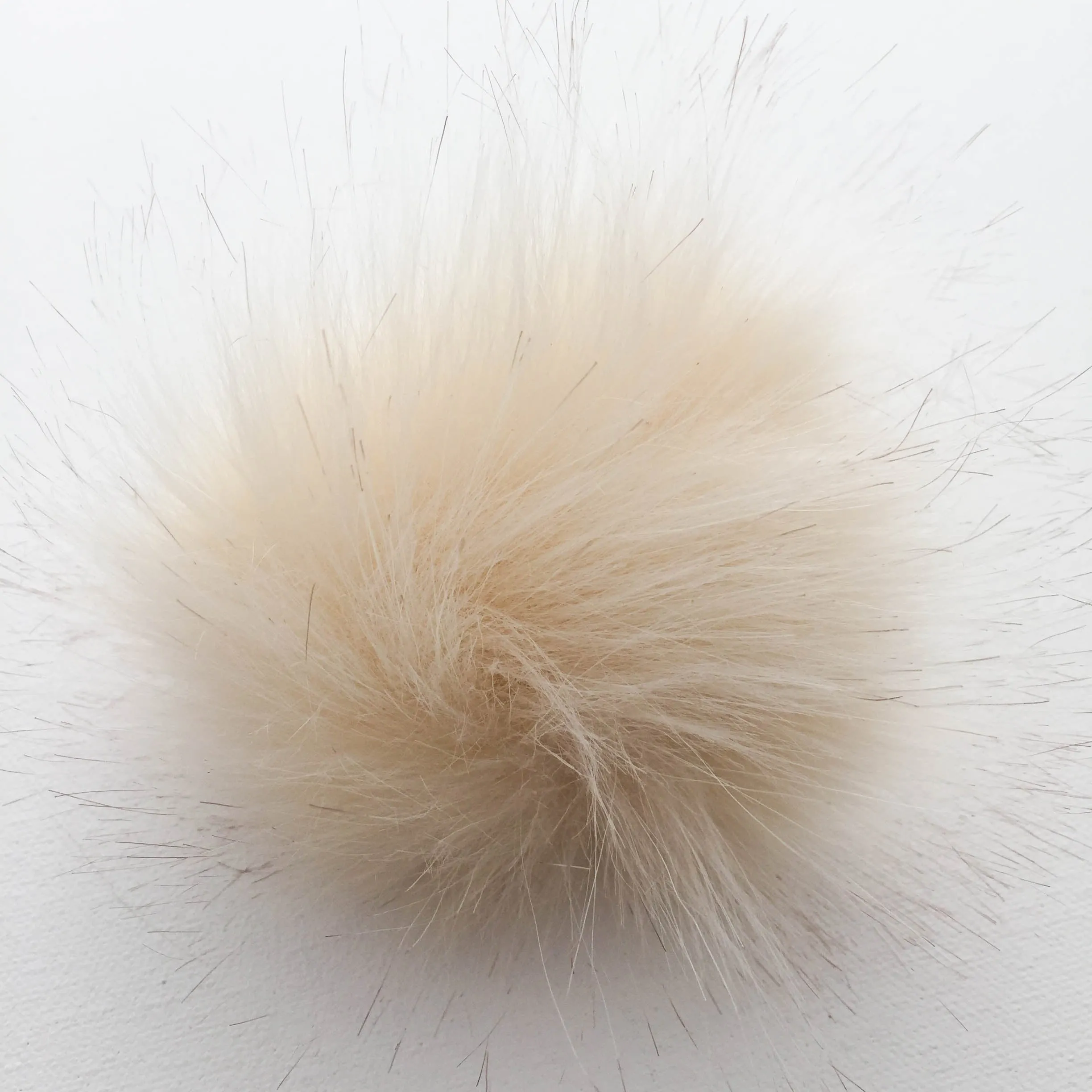 Snap-On Faux-Fur Pompom