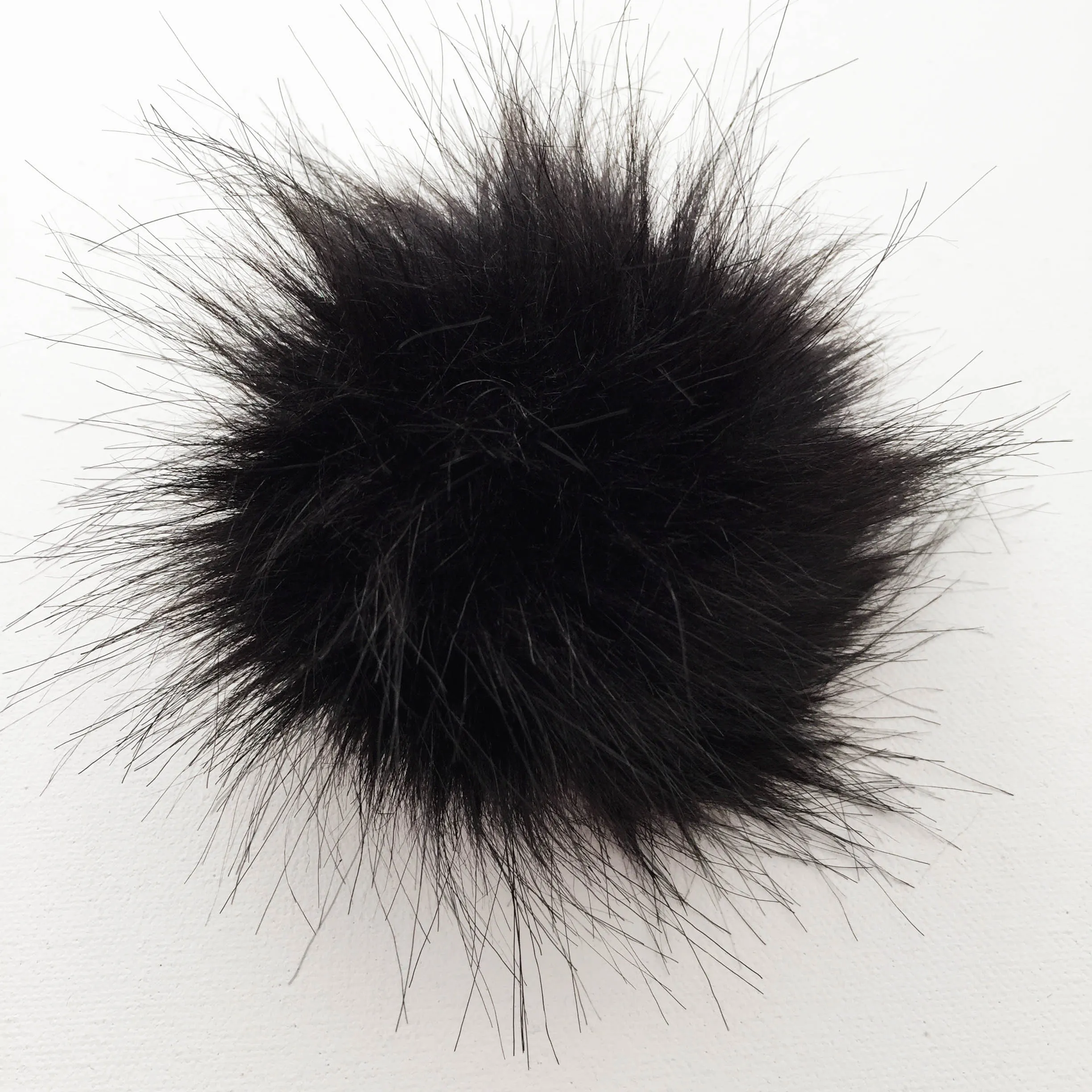 Snap-On Faux-Fur Pompom