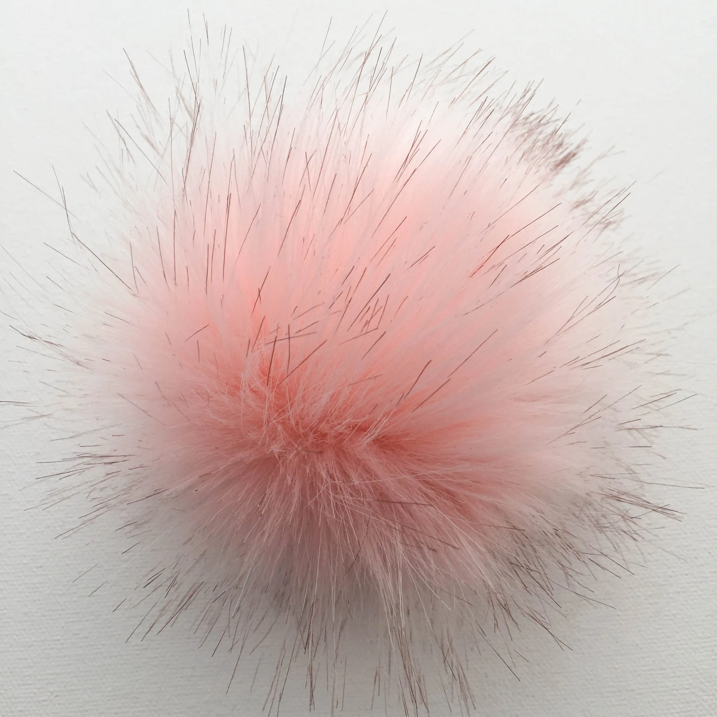 Snap-On Faux-Fur Pompom