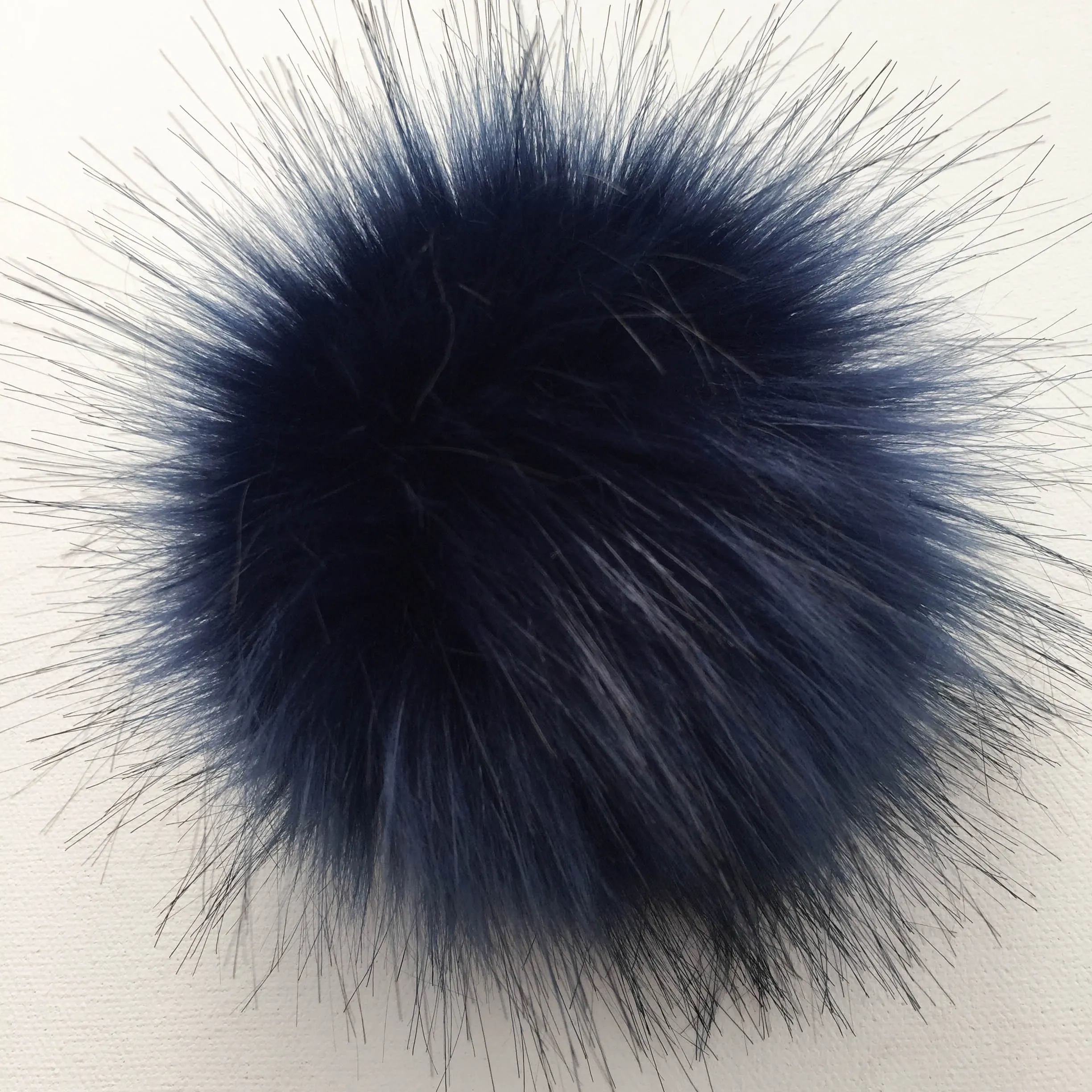 Snap-On Faux-Fur Pompom