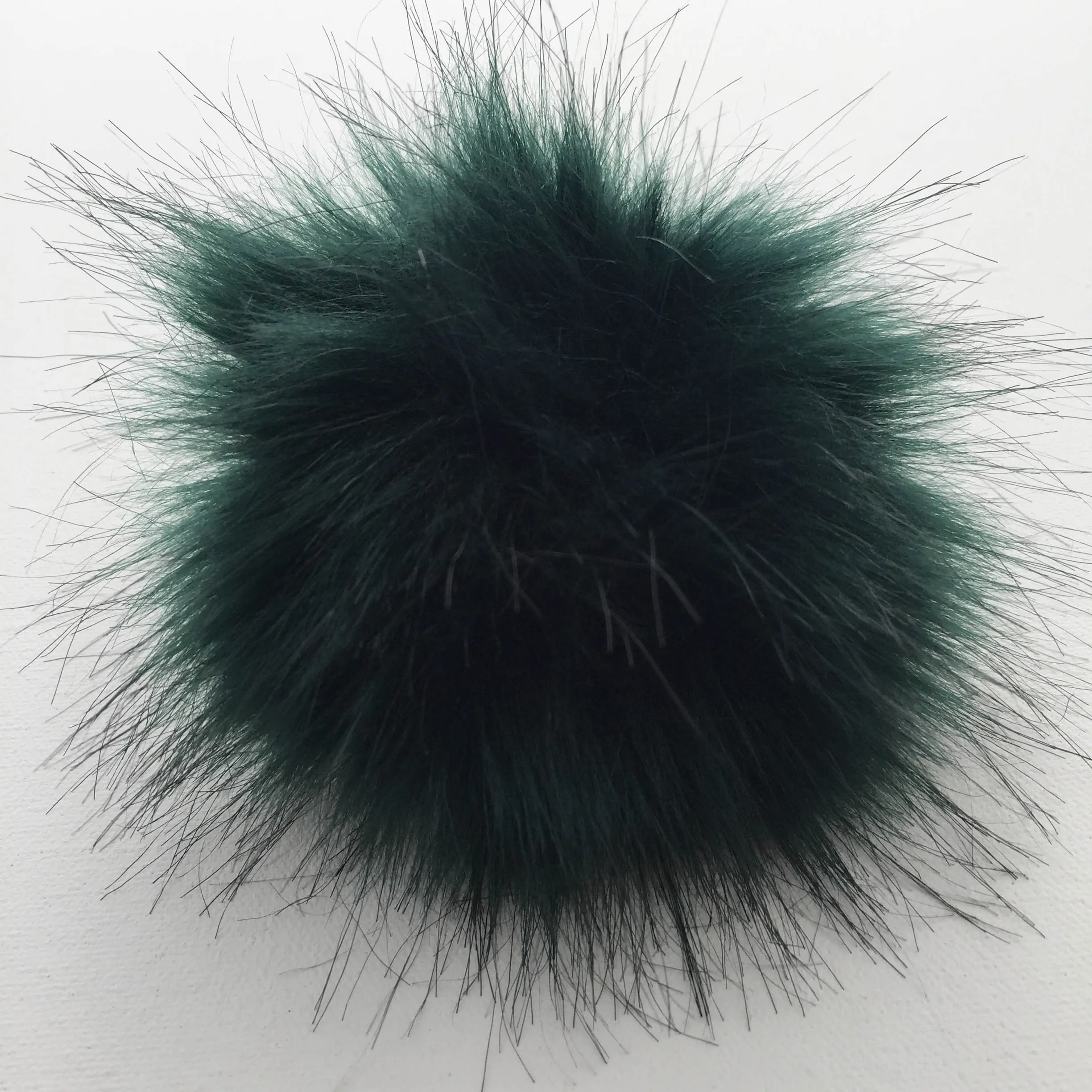 Snap-On Faux-Fur Pompom