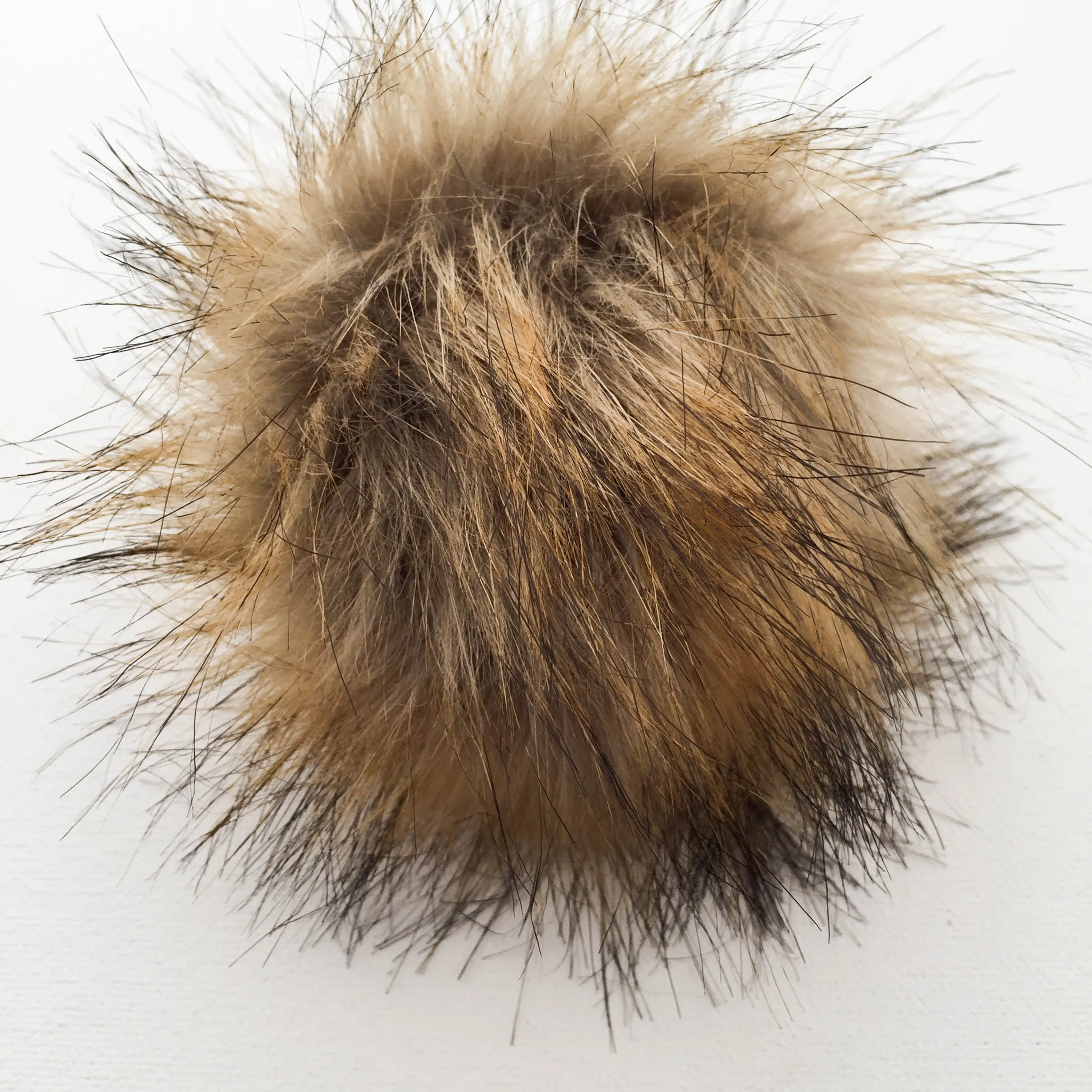 Snap-On Faux-Fur Pompom