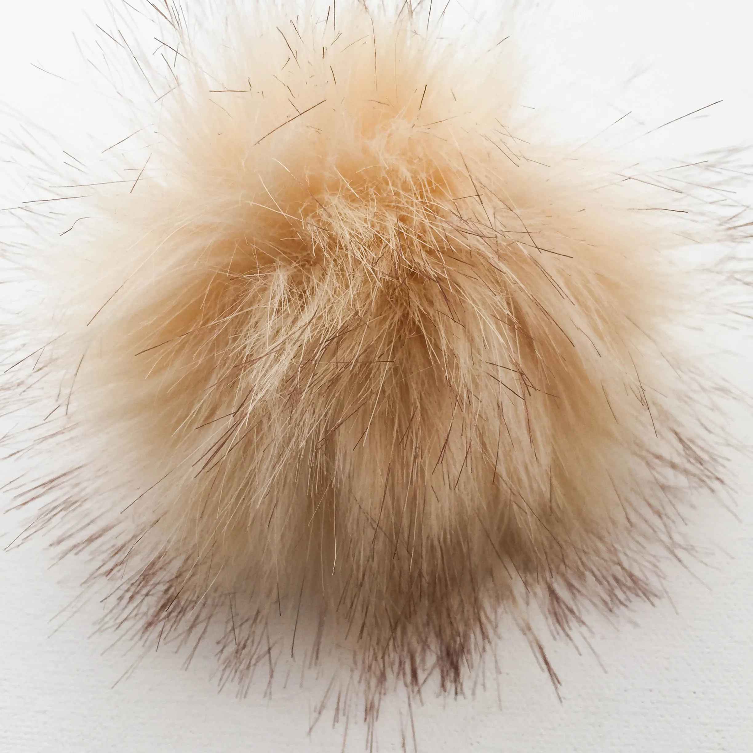 Snap-On Faux-Fur Pompom