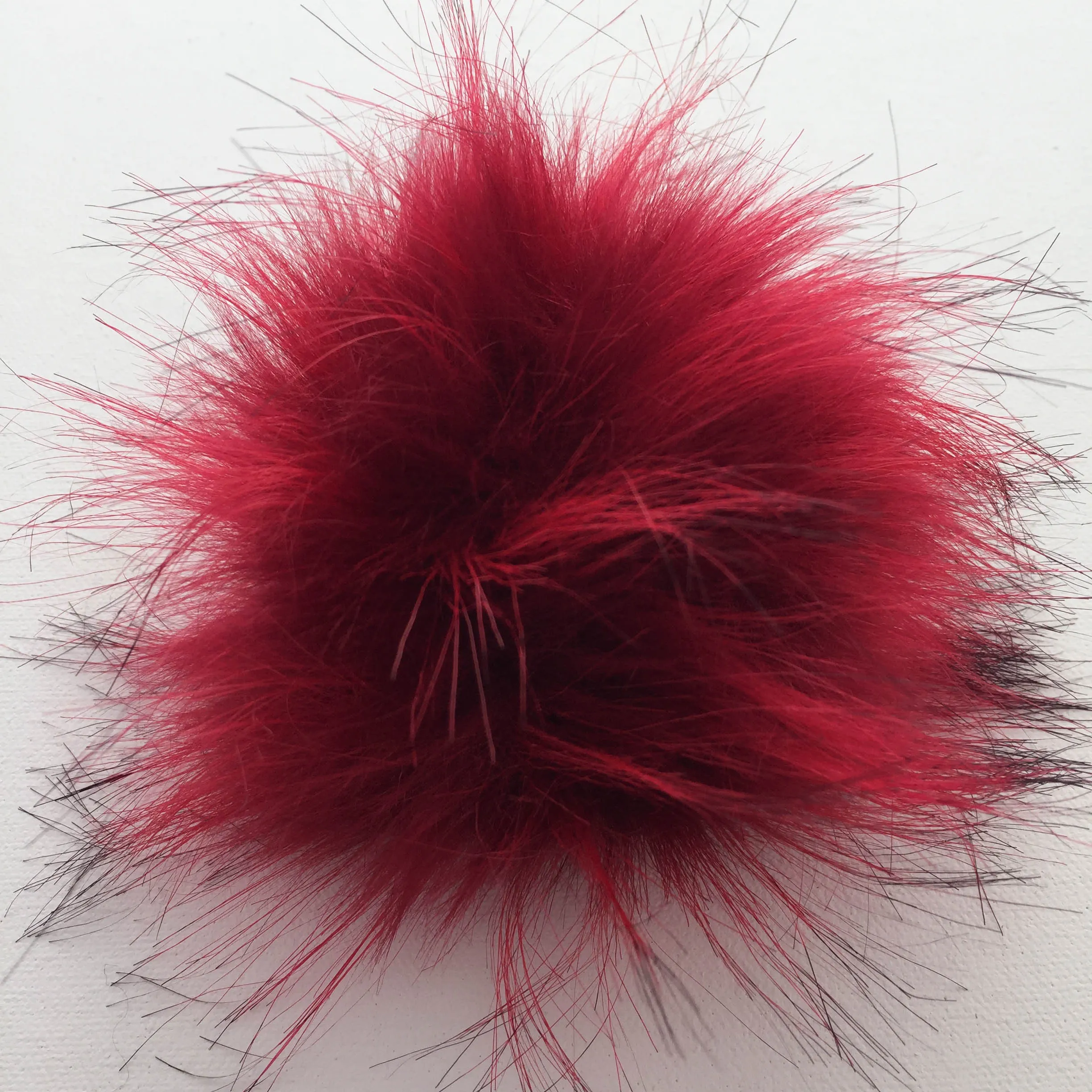 Snap-On Faux-Fur Pompom