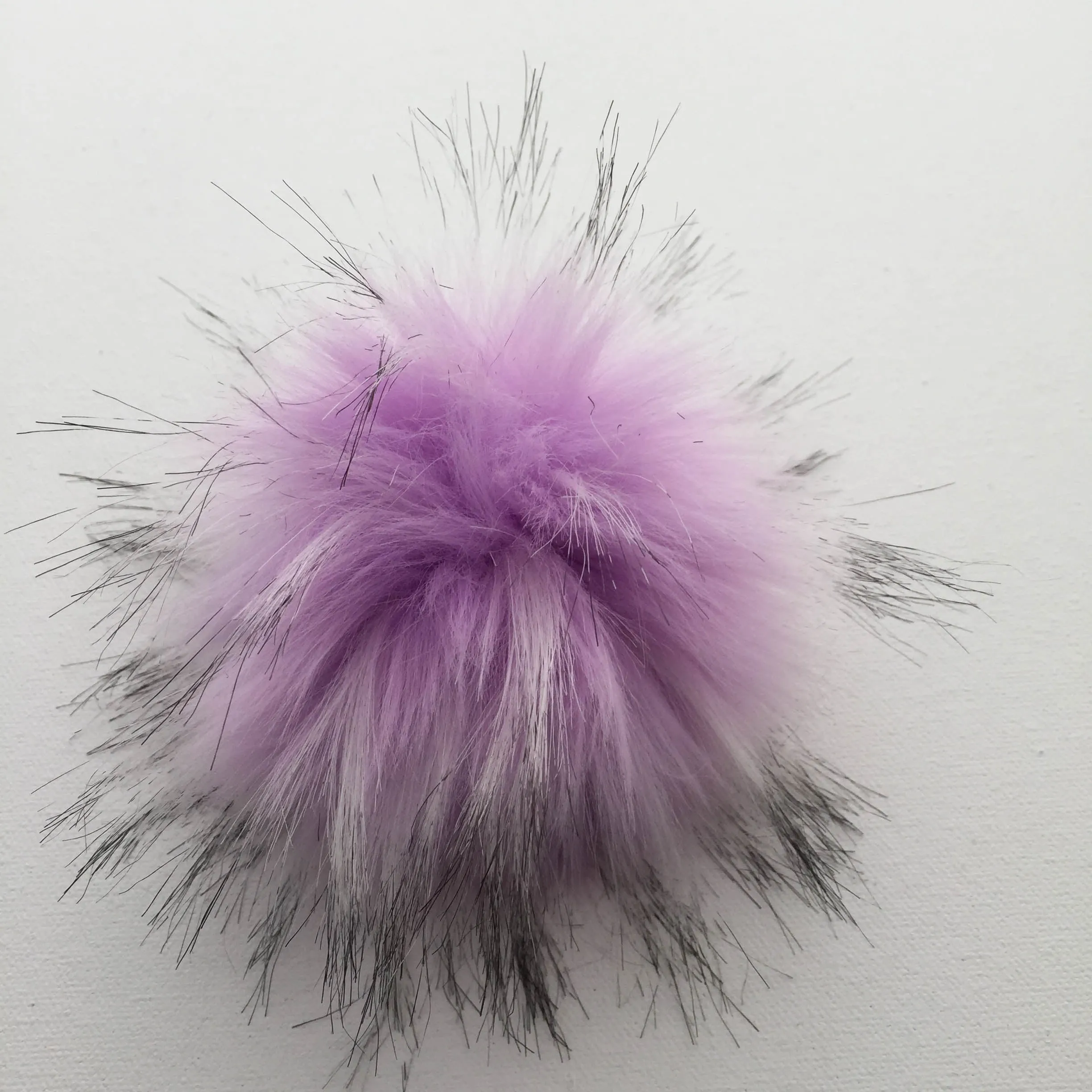 Snap-On Faux-Fur Pompom