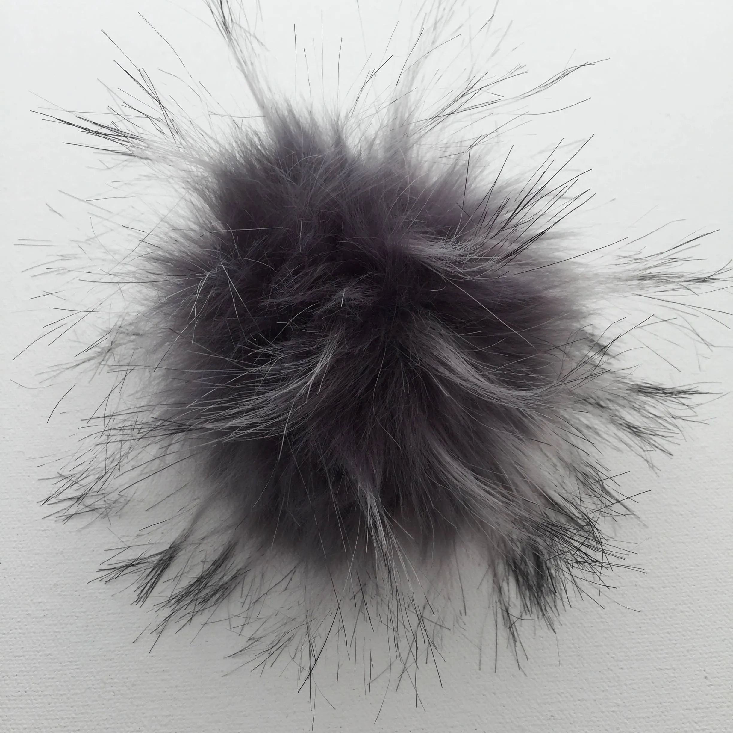 Snap-On Faux-Fur Pompom