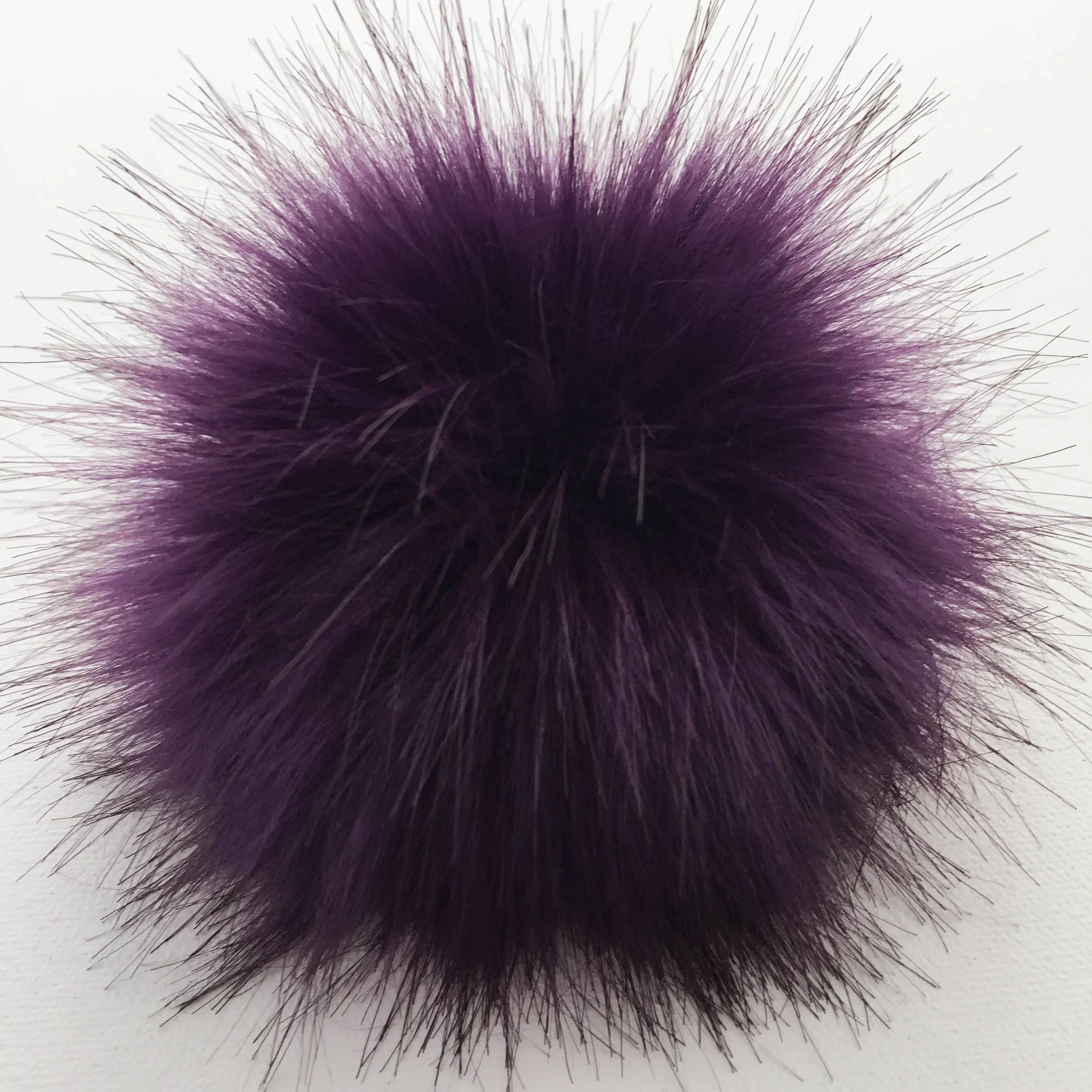 Snap-On Faux-Fur Pompom