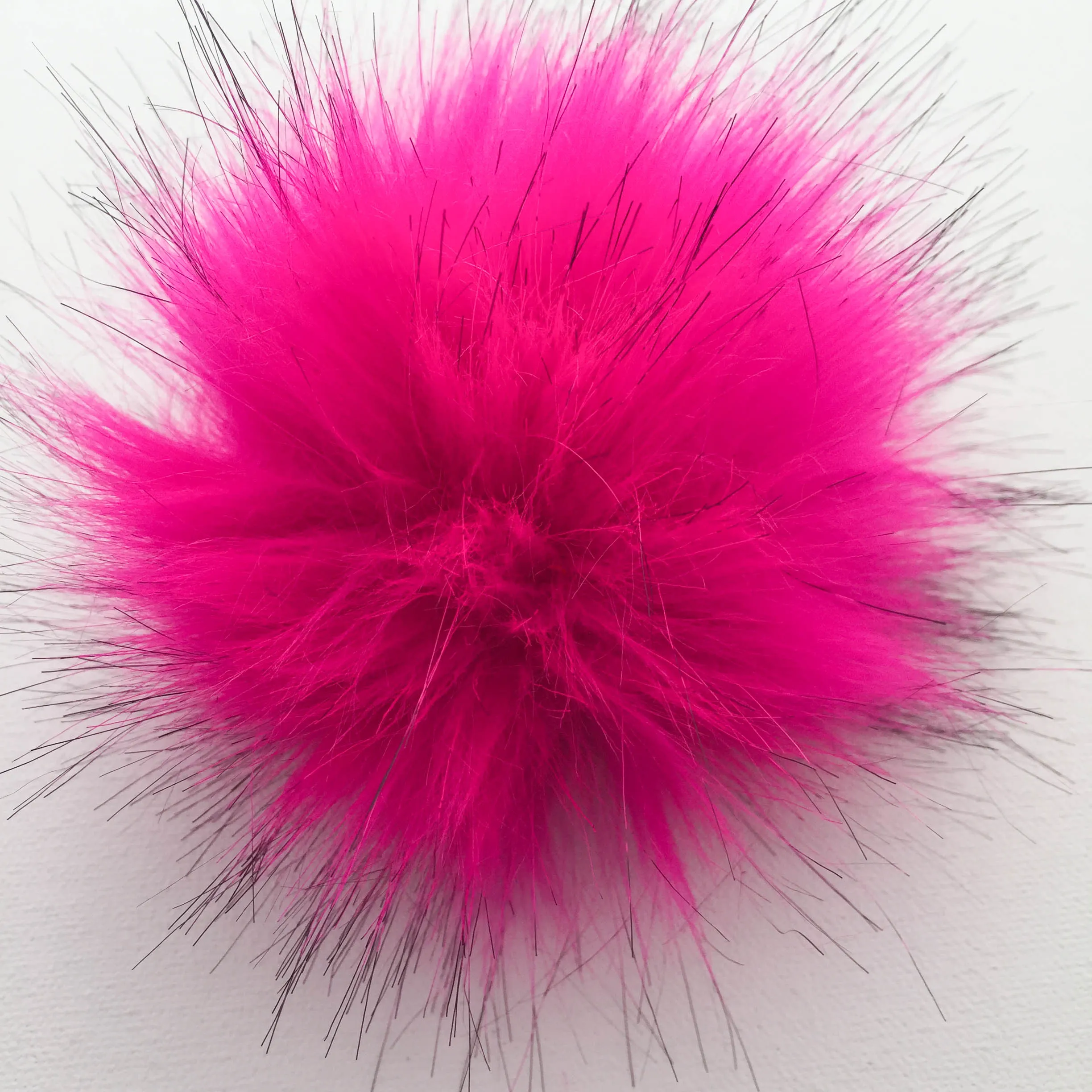 Snap-On Faux-Fur Pompom