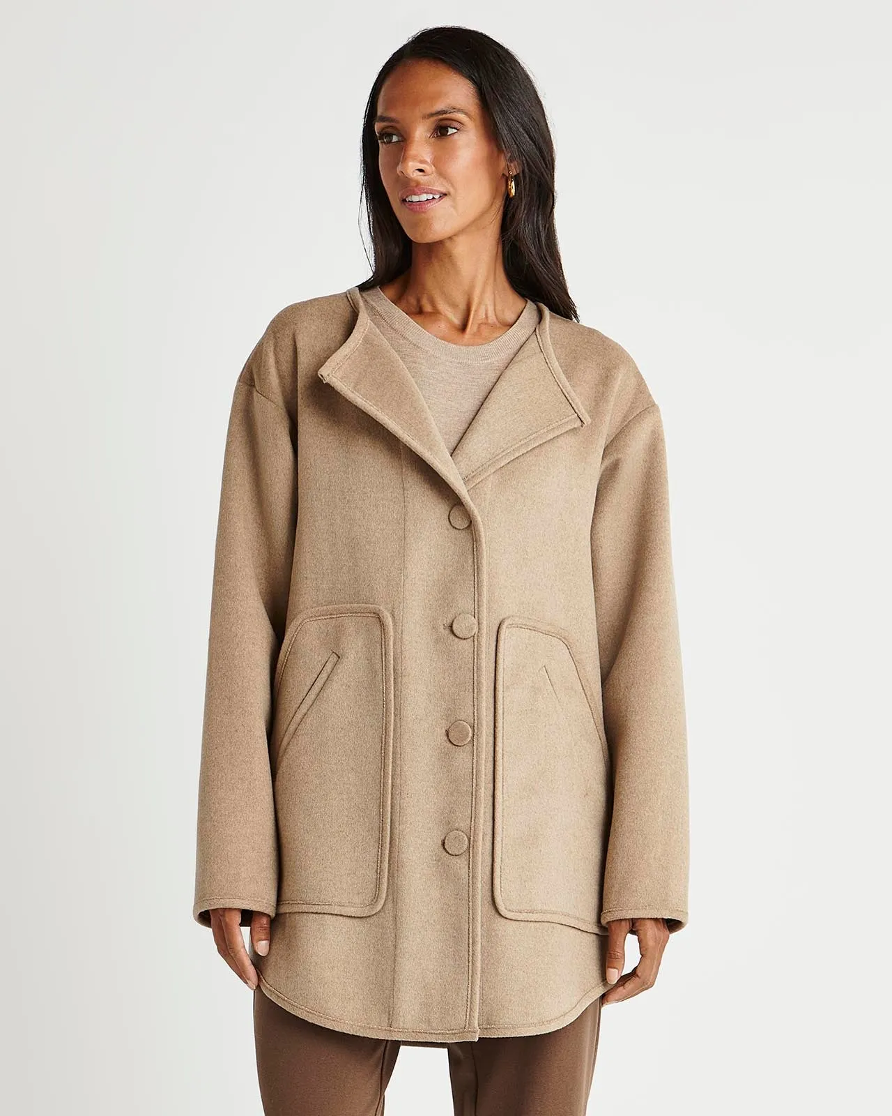 Splendid x Cella Jane Scarf Coat