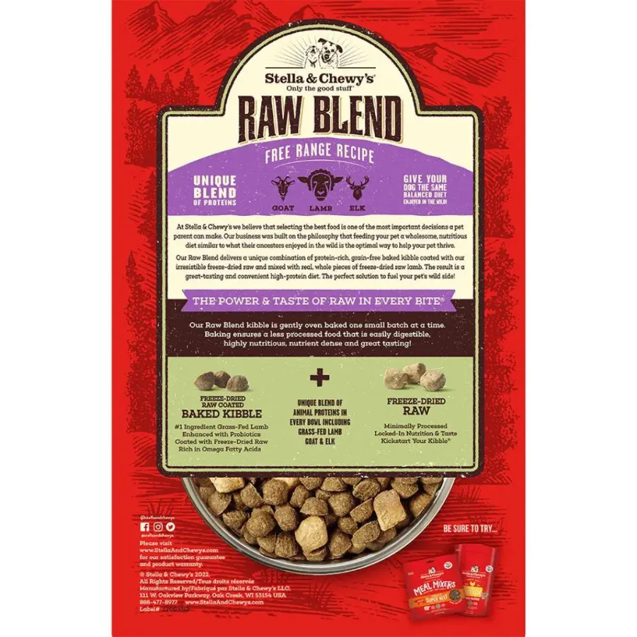 Stella & Chewy's Free Range Recipe Raw Blend Dog Food