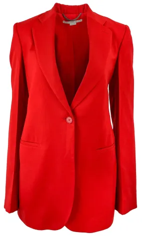 Stella McCartney Wool Jacket in Lipstick Red