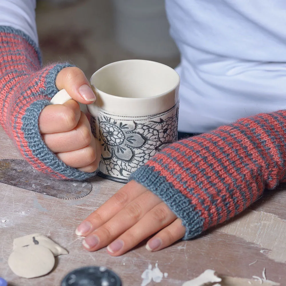 Striped Wristwarmers Pattern