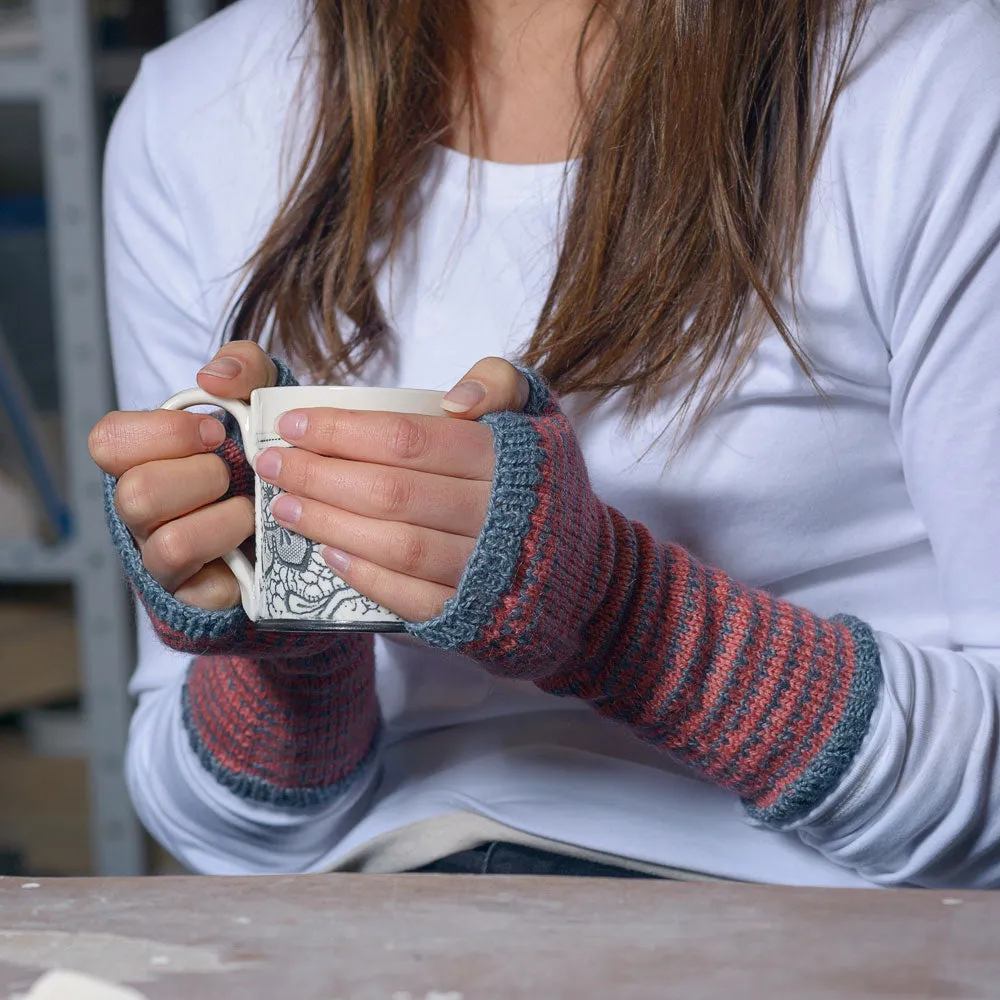 Striped Wristwarmers Pattern