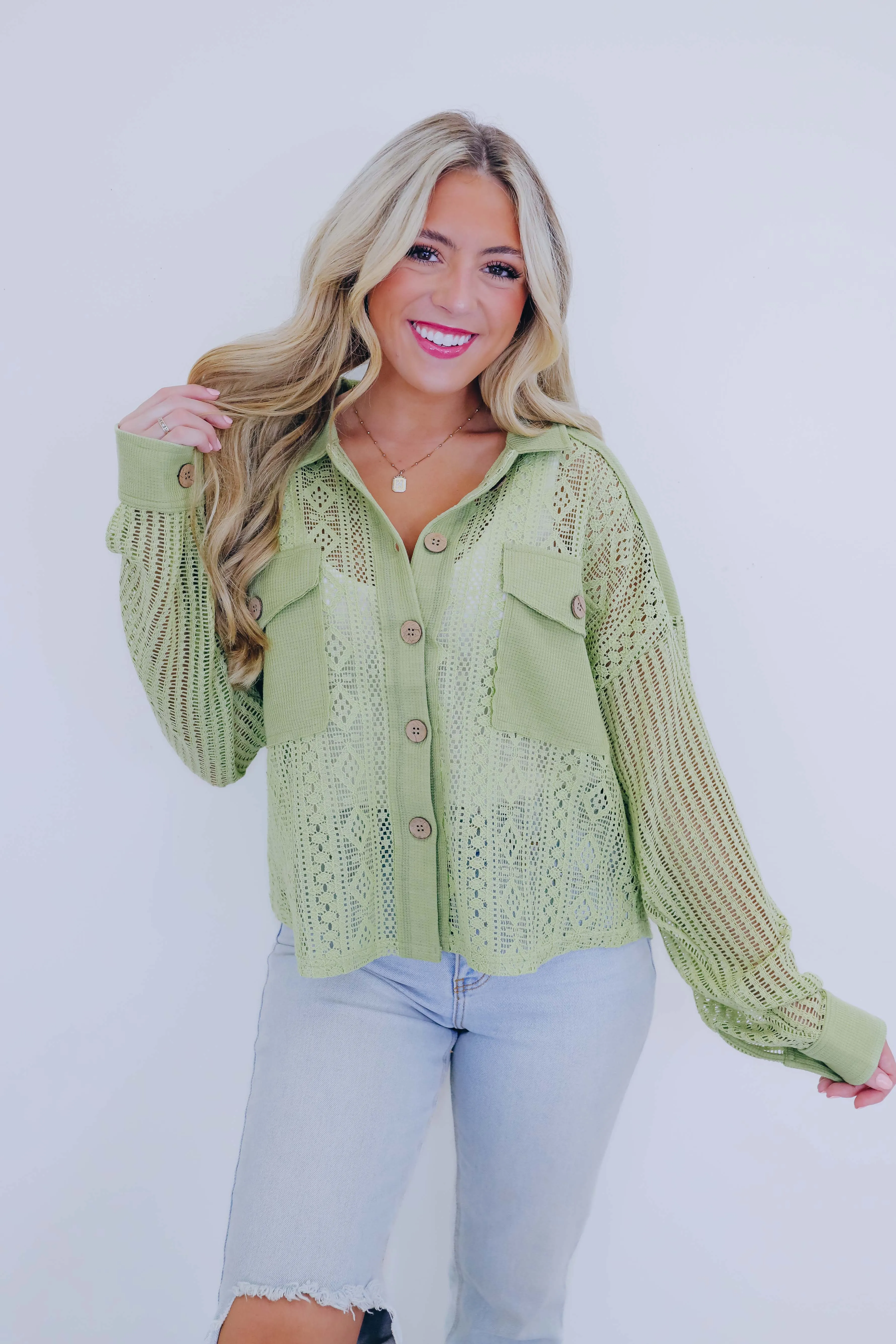 Sweeter Than Summer Lace Shacket - 3 Colors