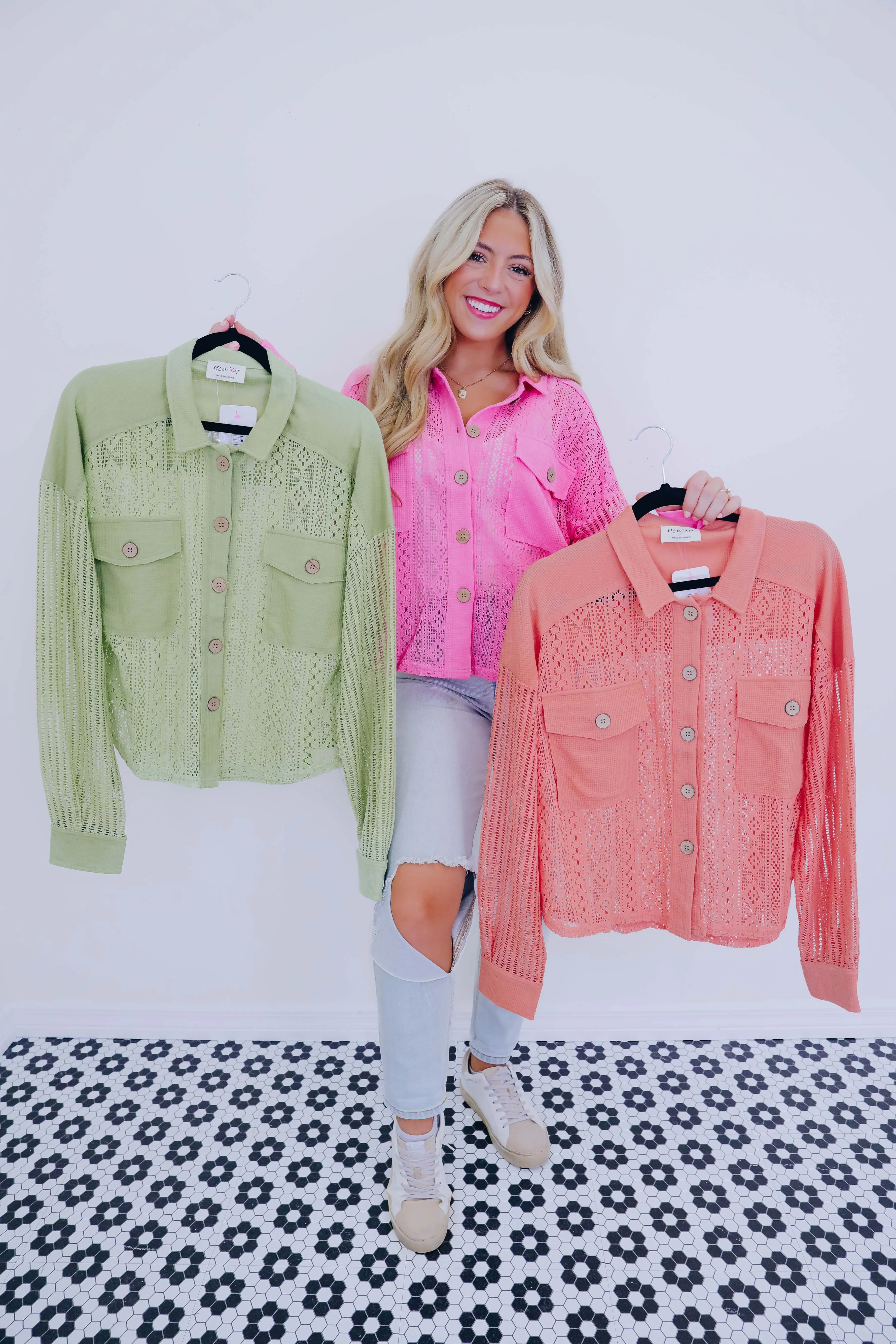 Sweeter Than Summer Lace Shacket - 3 Colors