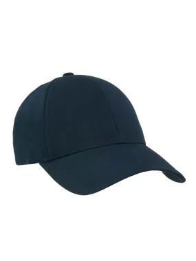 Swiss Cotton Structured Cap Peacoat Navy