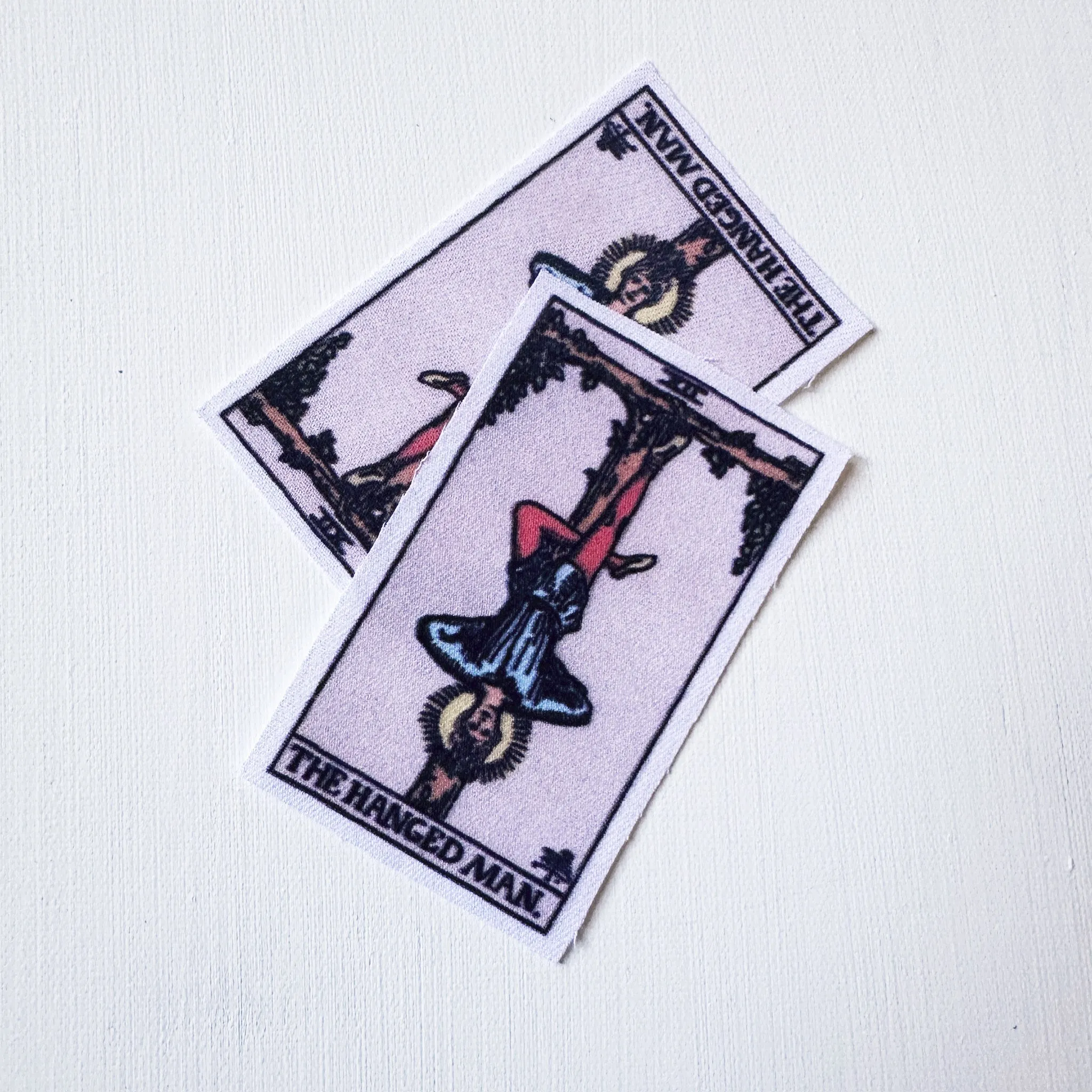 Tarot Card The Hanged Man Fabric Patch